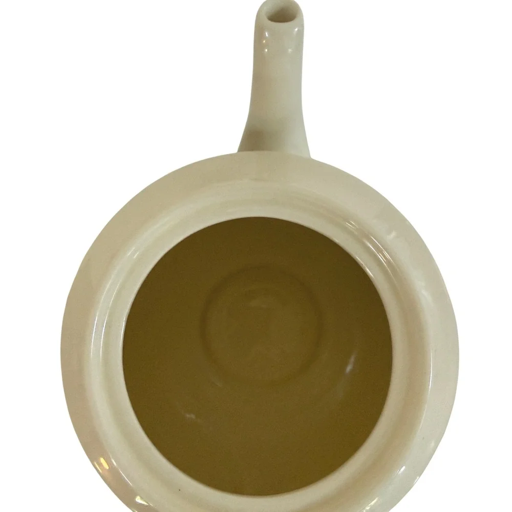 Vintage Wedgwood Edme Teapot Discontinued Ivory Creamware England Excellent
